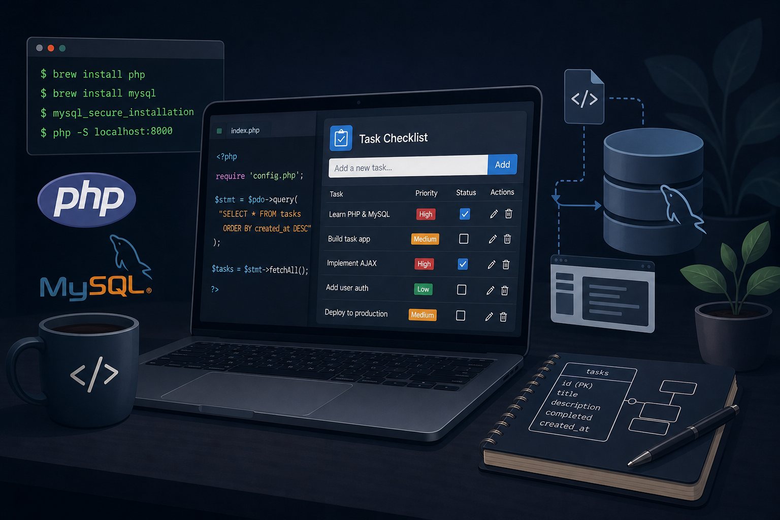 Part 2: Building a Database-Driven Application with Claude Code, PHP & MySQL