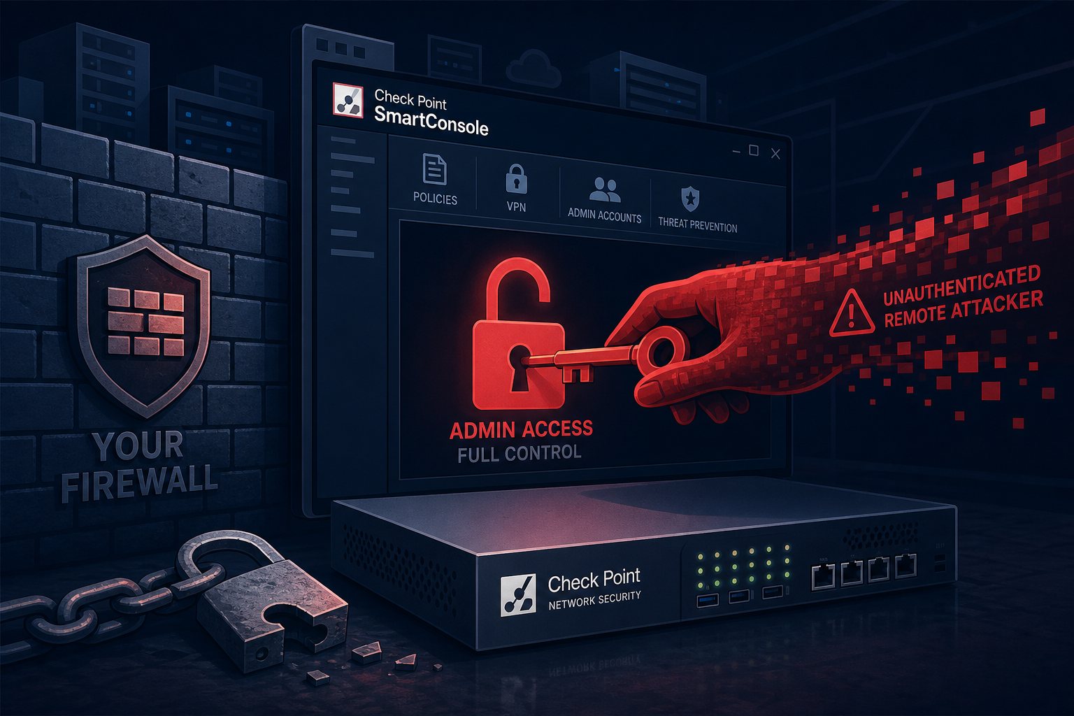 CVE-2026-16232: Admin Access to Your Firewall, No Password Required