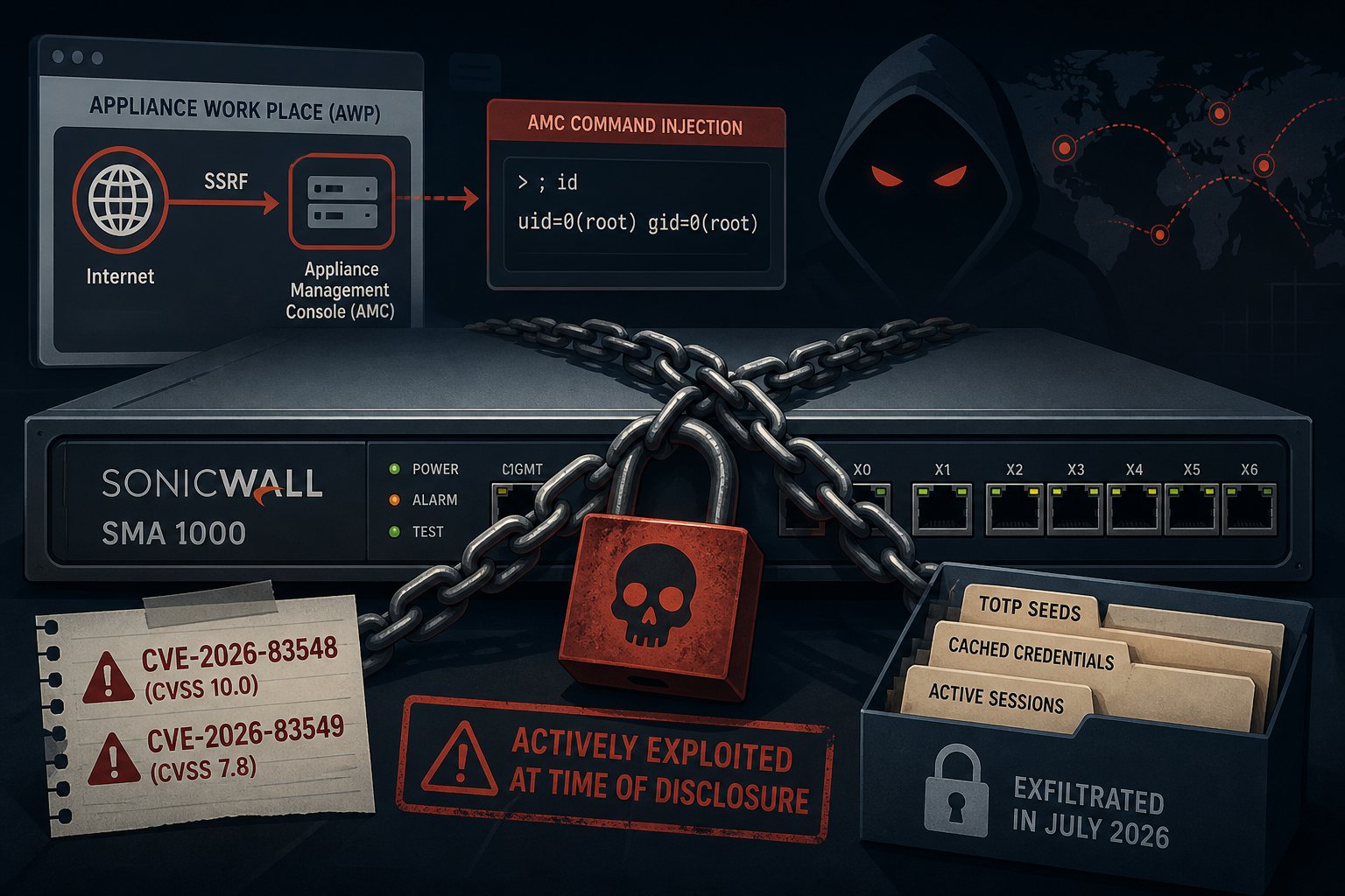 SonicWall SMA1000's Third Zero-Day Chain: Patch Now — Then Check What July Left Behind