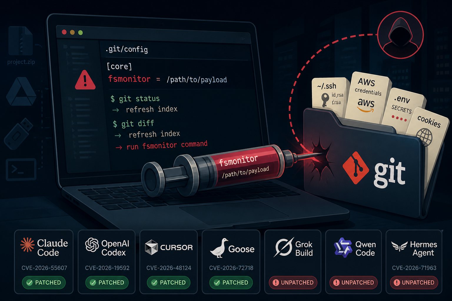 GitSpawn: The .git Config Trick That Hijacks AI Coding Agents
