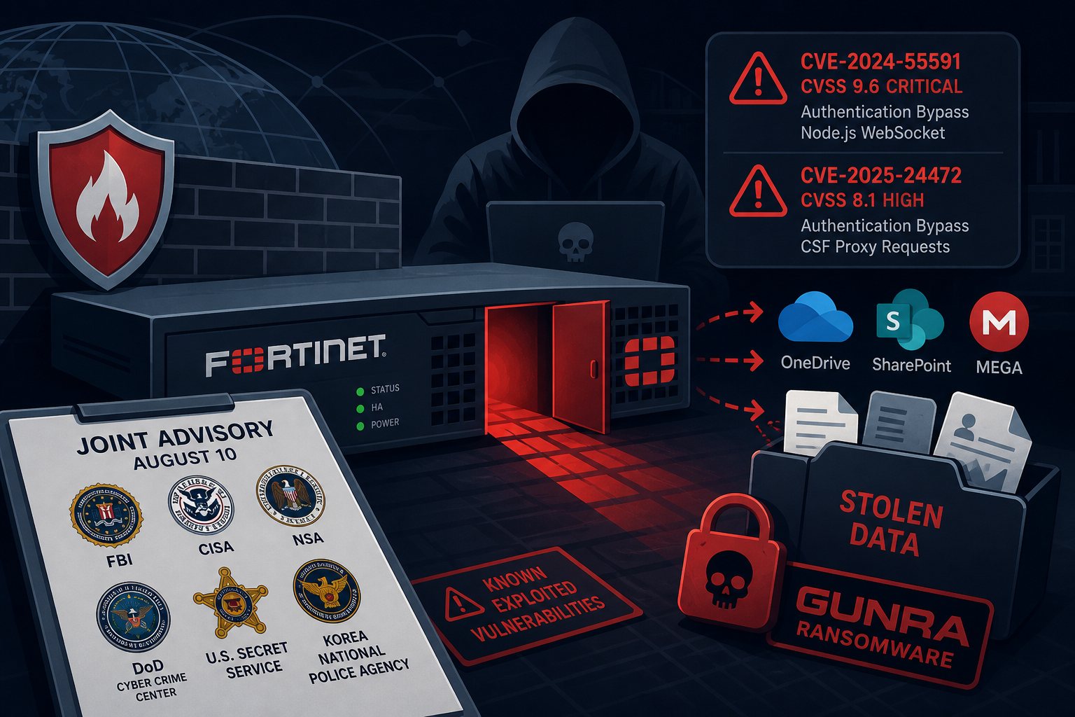 FBI Joint Advisory: Gunra Ransomware Is Still Getting In Through Fortinet Firewalls Patched 18 Months Ago