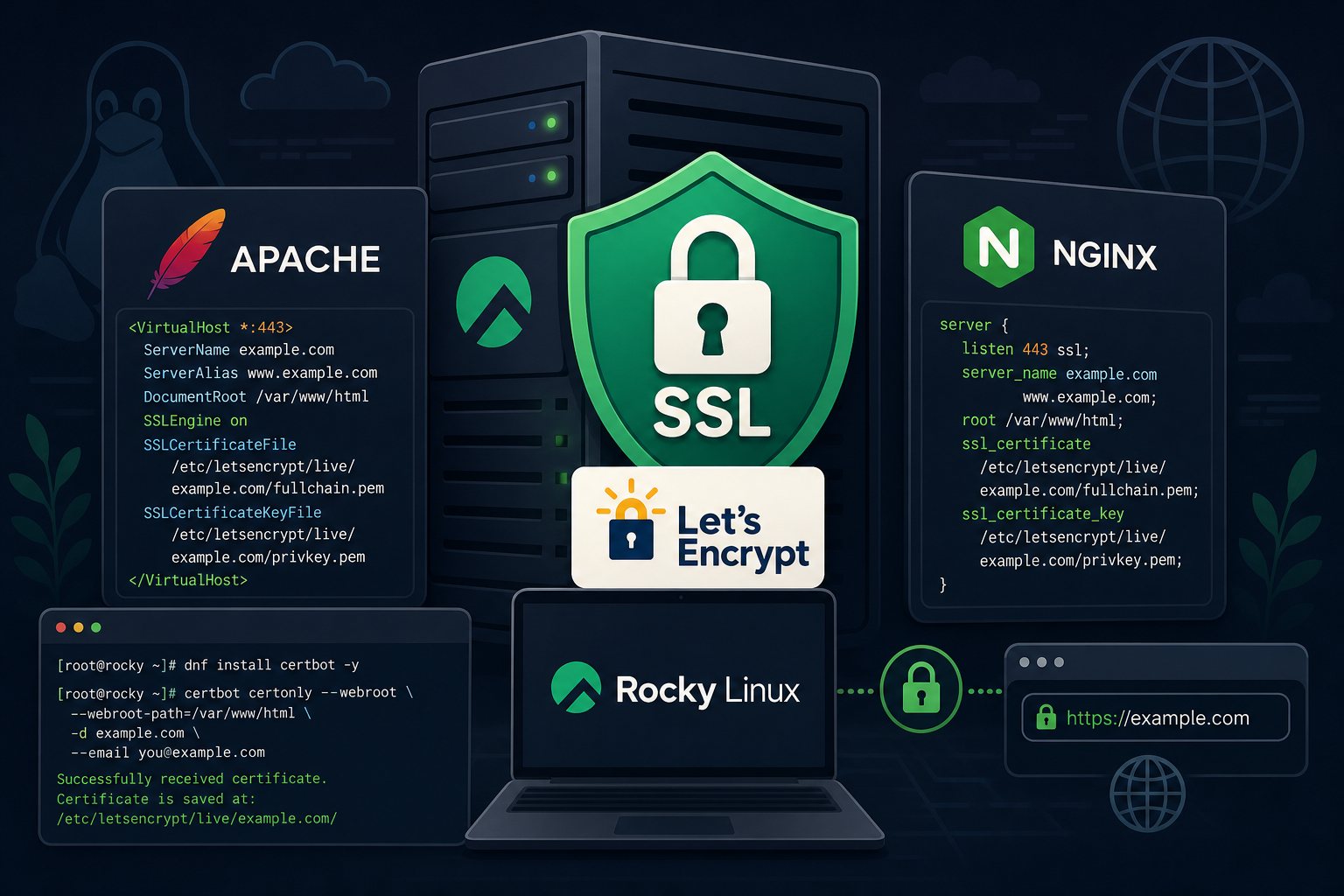 Installing Let's Encrypt on Rocky Linux