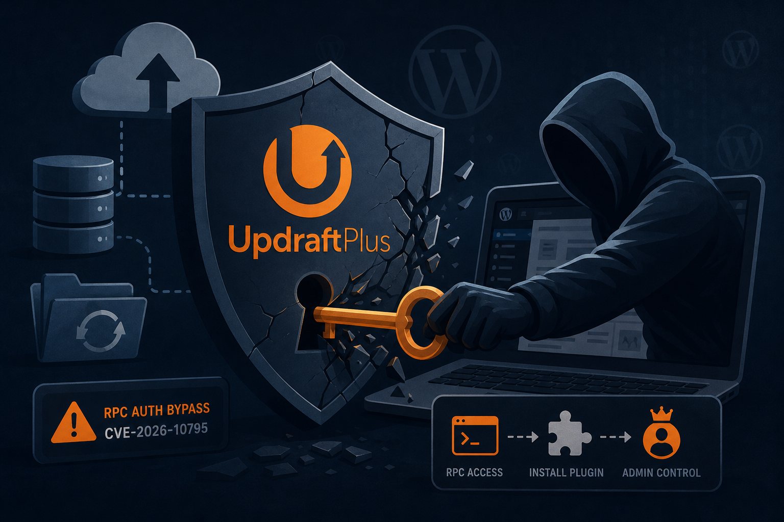 UpdraftPlus Auth Bypass (CVE-2026-10795) Puts 3 Million WordPress Sites at Risk